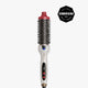 A W20 WANDPRO round hair styling brush with a white handle, black bristles, a red top cap, and a digital temperature display, shown on a light gray background with a Cosmopolitan Beauty Awards seal in the top right corner.