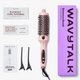 Wavytalk pink Blowout Boost hair styling tool with packaging and accessories on a white background