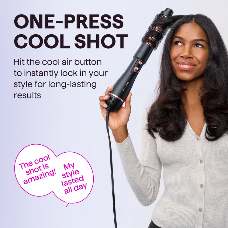 Wavytalk Hair Dryer Brush Set, Air Sculpt 4-in-1 Hot Air Brush Set