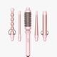 Pink Multi Curl 5-in-1 set with interchangeable attachments on a white background