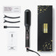 Black Sleek Sweep with packaging, manual, and accessories on a white background