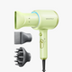 Green Blown Away with attachments on a white background
