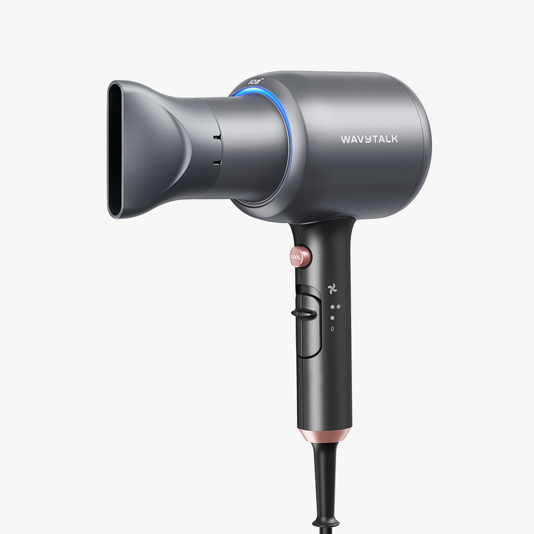 Gray Blown Away with Wavytalk branding on a white background