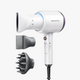 White Blown Away with attachments on a white background