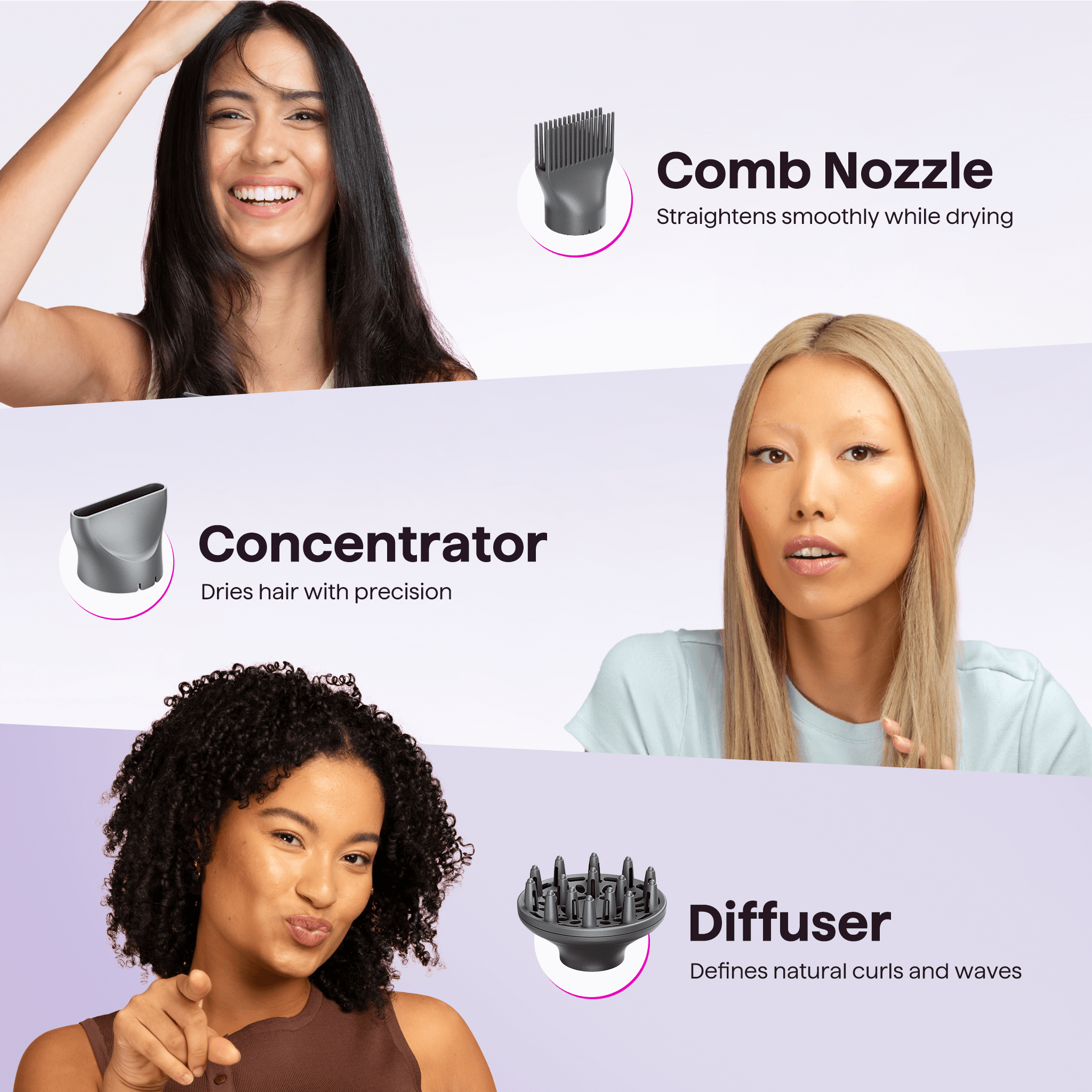 Wavy Best Way To Use A Hair Diffuser How To Use A Diffuser On Wavy