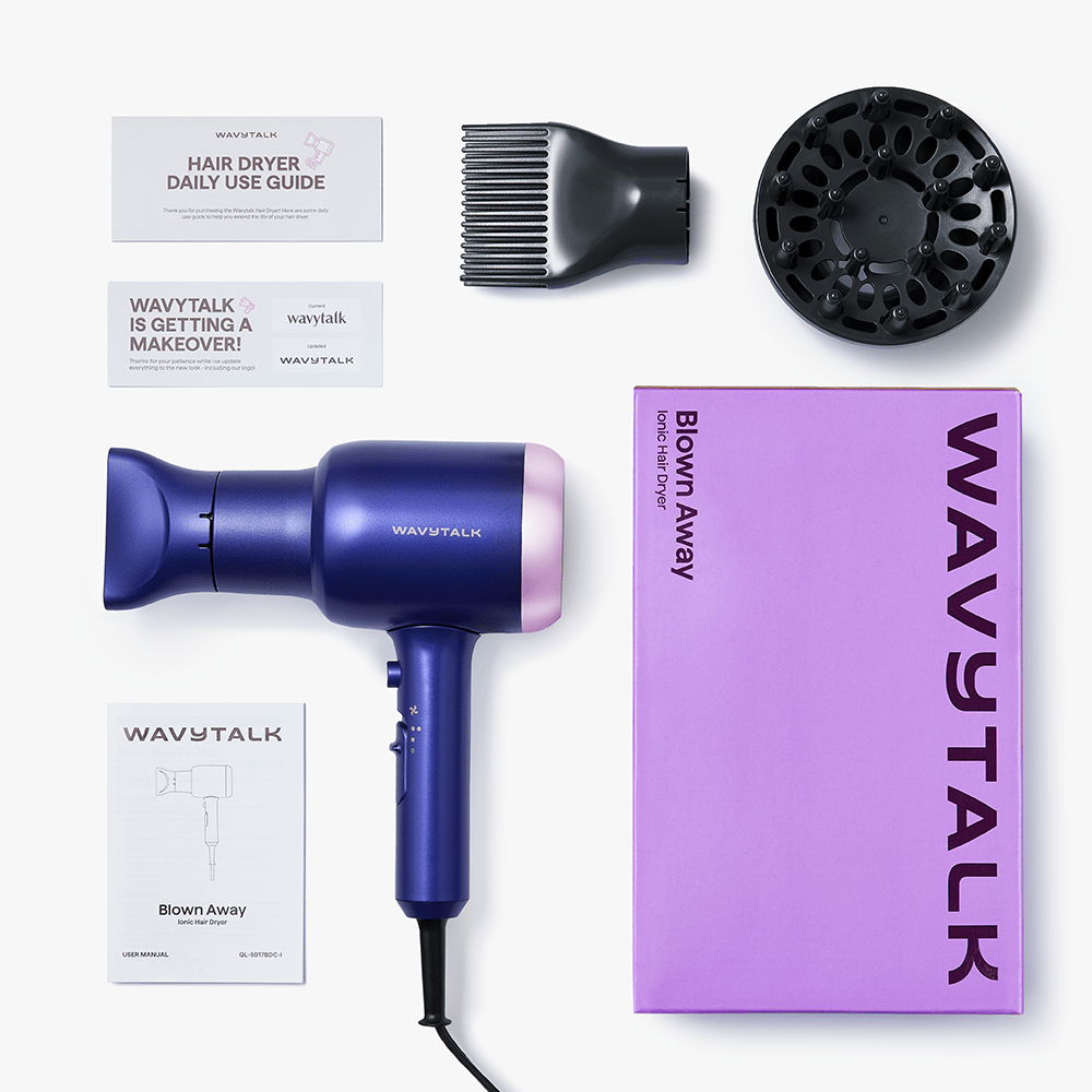 Wavytalk Blown Away Ionic Hair Dryer for Faster Drying & Smoother Hair