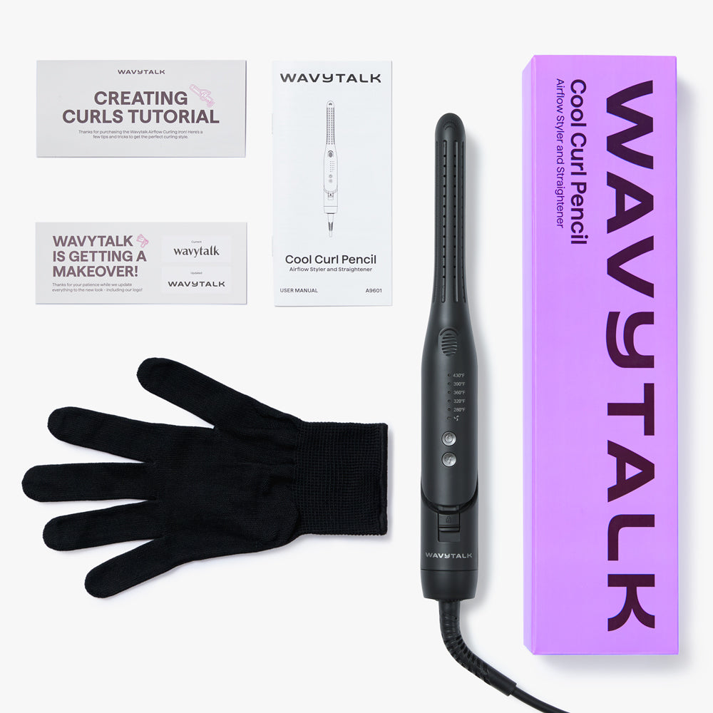 Pencil Curling Iron for Short Hair - Wavytalk Cool Curl Pencil