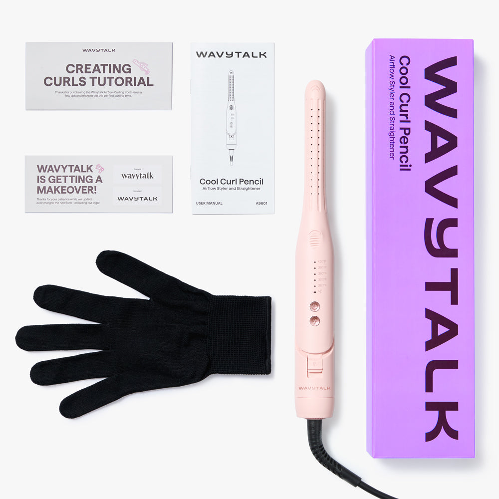 Polished Precision Duo | Cool Curl Pencil + Steam Brush – Wavytalk