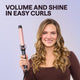 Wavytalk 5 in 1 Curling Wand Set, 0.5-1.25" Barrels& Thermal Brush& Crimper