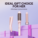 Wavytalk 3 in 1 Curling Wand Set with Heated Round Brush,Versatile Styling