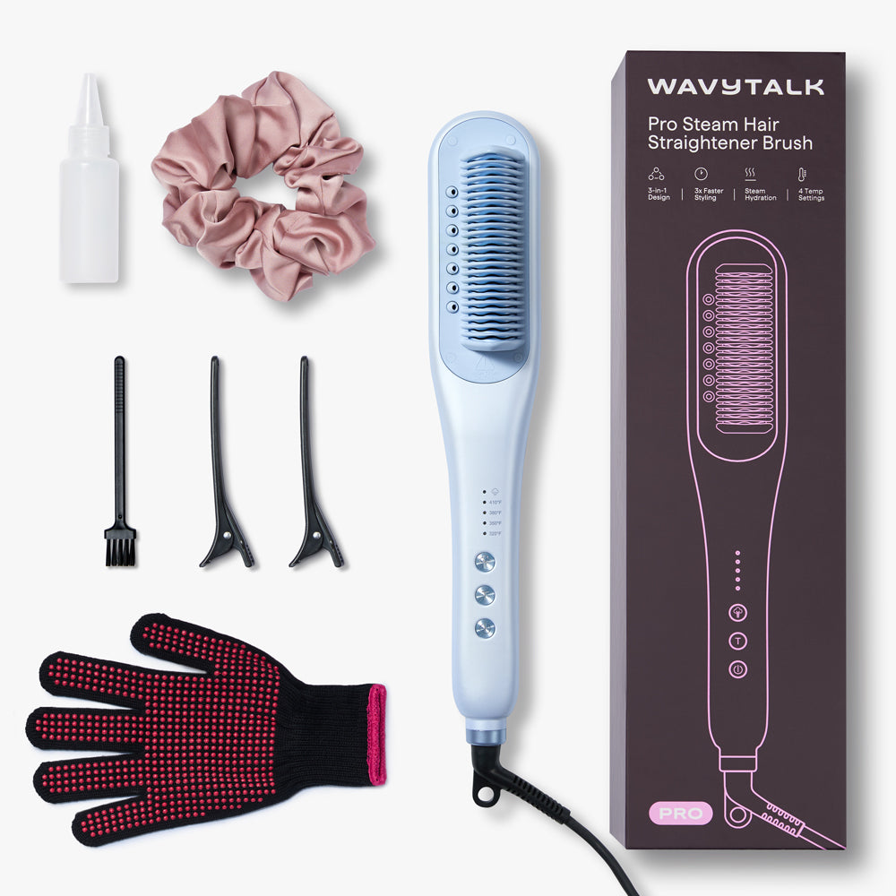 ヘアアイロン wavytalk PROSTEAM HAIR STRAIGHTENERBRUSH Steamline Pro – Wavytalk