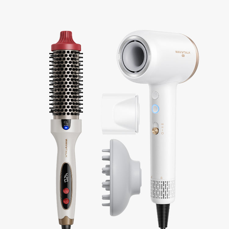 Holiday LE Blowout Boost and white Turblow Pro display on a white background