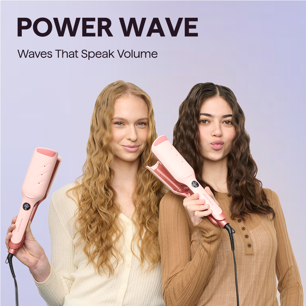 Volume & Wave Duo | Crimping Iron + Blowout Brush for Volume and