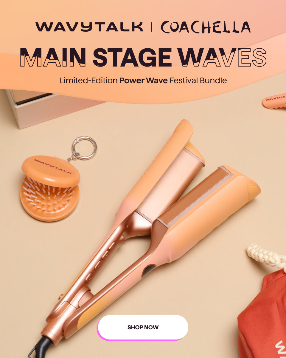 Wavytalk x Coachella Main Stage Waves: Limited-Edition Power Wave Festival Bundle featuring a power wave