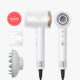 White hair dryer with attachments on a white background, featuring the Bustle Beauty Awards badge.