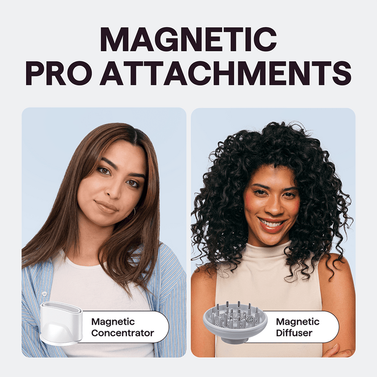 Fast Drying Hair Dryer | Wavytalk Turblow Pro Hair Dryer with diffuser