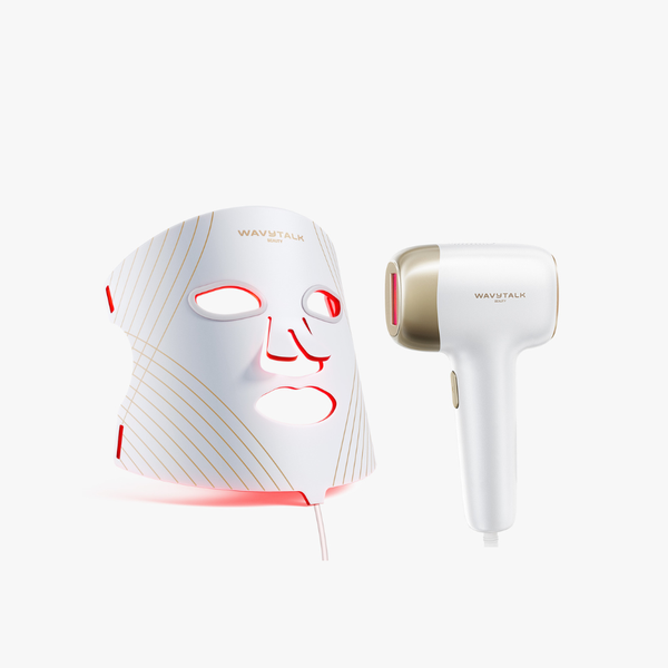 Glow Time and Bare It  on a white background