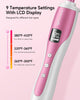 Wavytalk 3/8 Inch Small Curling Iron for Short & Long Hair, Ceramic Barrel