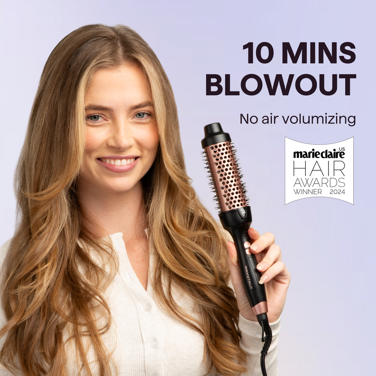 Wavytalk Thermal Brush Blowout Express 1.5" Ionic Heat Round Brush