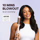 Wavytalk Thermal Brush Blowout Express 1.5" Ionic Heat Round Brush