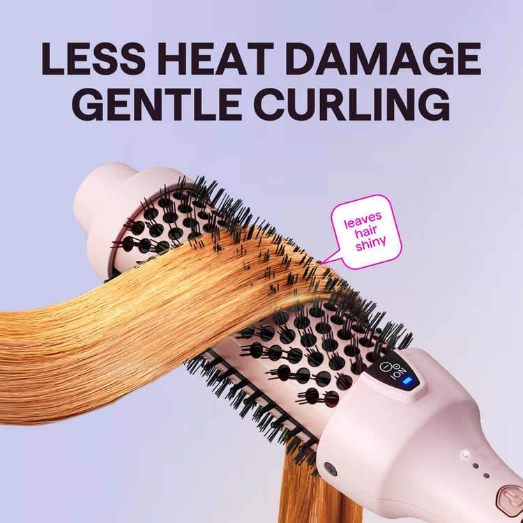 Wavytalk Thermal Brush Blowout Express 1.5" Ionic Heat Round Brush
