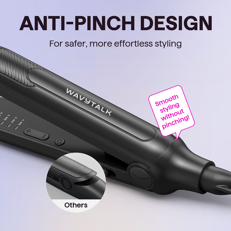 Wavytalk 0.3" Pencil Flat Iron Small Straightener for Short Hair&Pixie Cut