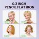 Wavytalk 0.3" Pencil Flat Iron Small Straightener for Short Hair&Pixie Cut