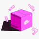 Pink box labeled 'Wavytalk' with icons around it on a white background