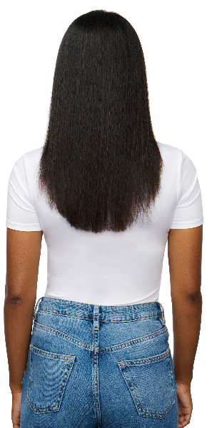 Person wearing a white t-shirt and blue jeans on a white background