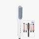 Hair straightener with attachments on a white background