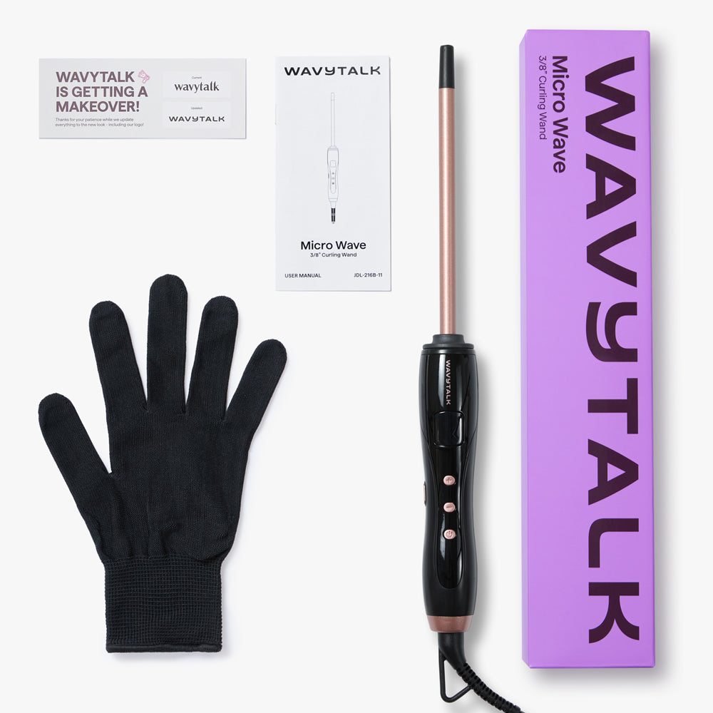 Small Barrel Curling Iron for Short Hair & Tight Curls | Wavytalk