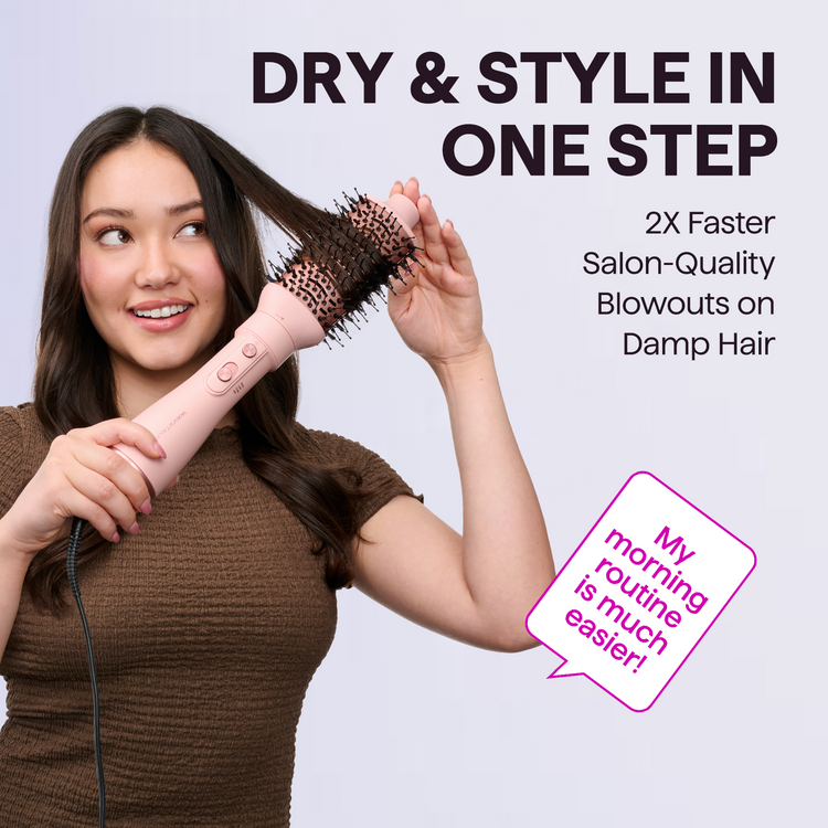 Wavytalk Hair Dryer Brush Set, Air Sculpt 4-in-1 Hot Air Brush Set