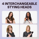 Wavytalk Hair Dryer Brush Set, Air Sculpt 4-in-1 Hot Air Brush Set
