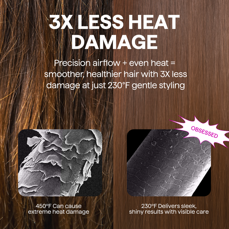 Wavytalk Hair Dryer Brush Set, Air Sculpt 4-in-1 Hot Air Brush Set