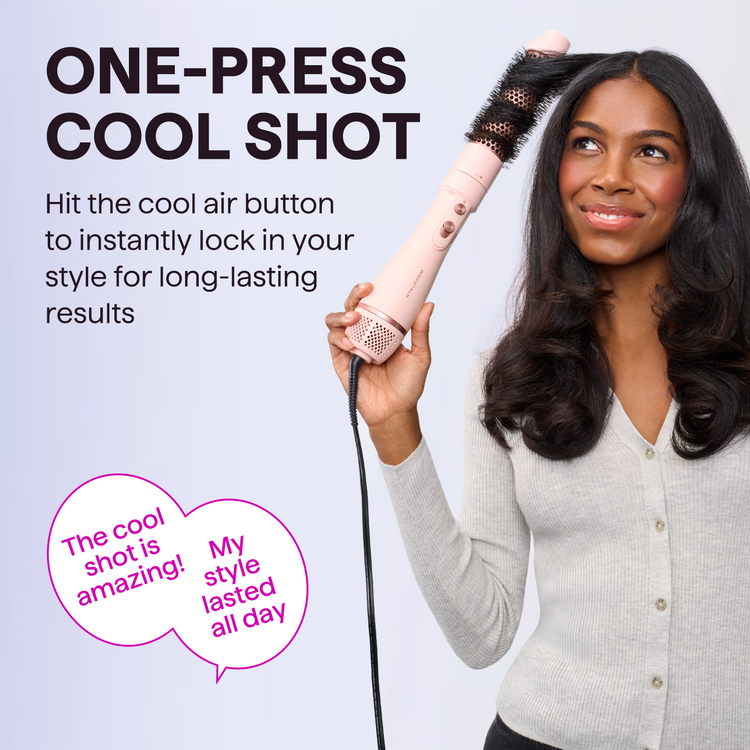 Wavytalk Hair Dryer Brush Set, Air Sculpt 4-in-1 Hot Air Brush Set