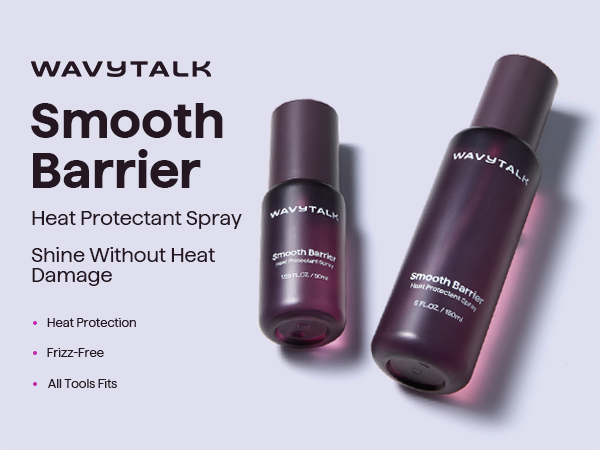 Wavytalk Smooth Barrier heat protectant spray - shine without heat damage