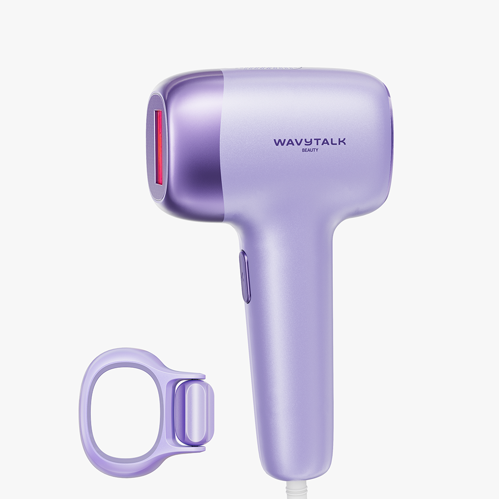 Wavytalk  purple Bare It with rollers