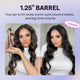 Wavytalk 5 in 1 Curling Iron Set with Heated Round Brush for Blowout Look