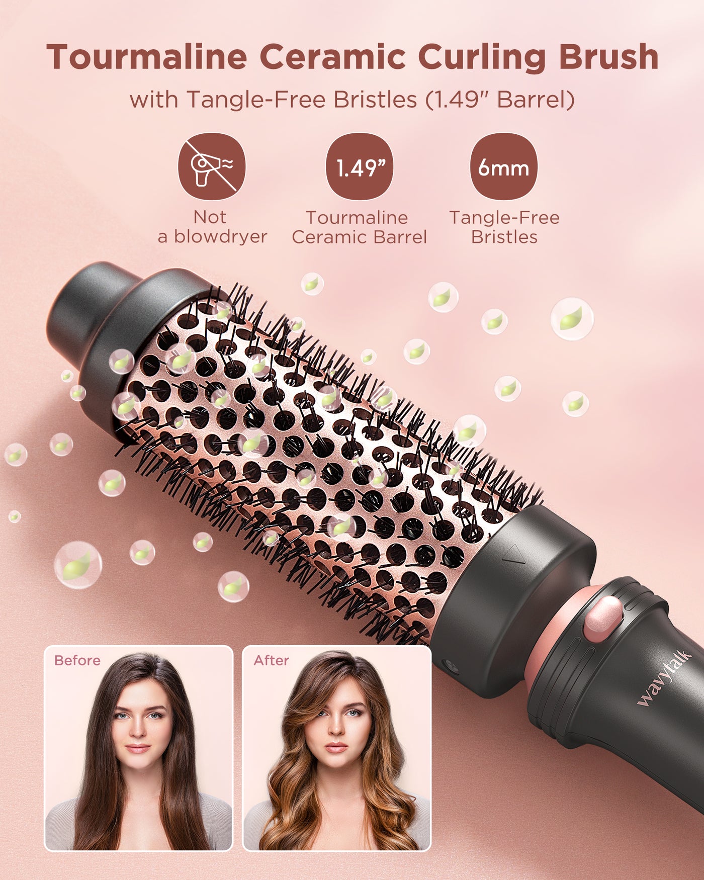 Curling Irons Hair Curler 5 In 1 Hot Air Styler Ceramic Hair Dryer Brush  Spinning And Soft Curls Waves Airbrush Hair Straightener Salon Tools W0310  From Us_arkansas, $37.41
