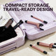 Wavytalk 5 in 1 Curling Iron Set with Heated Round Brush for Blowout Look