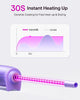 Wavytalk 3/8 Inch Small Curling Iron for Short & Long Hair, Ceramic Barrel