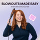 Wavytalk 3 in 1 Curling Wand Set with Heated Round Brush,Versatile Styling