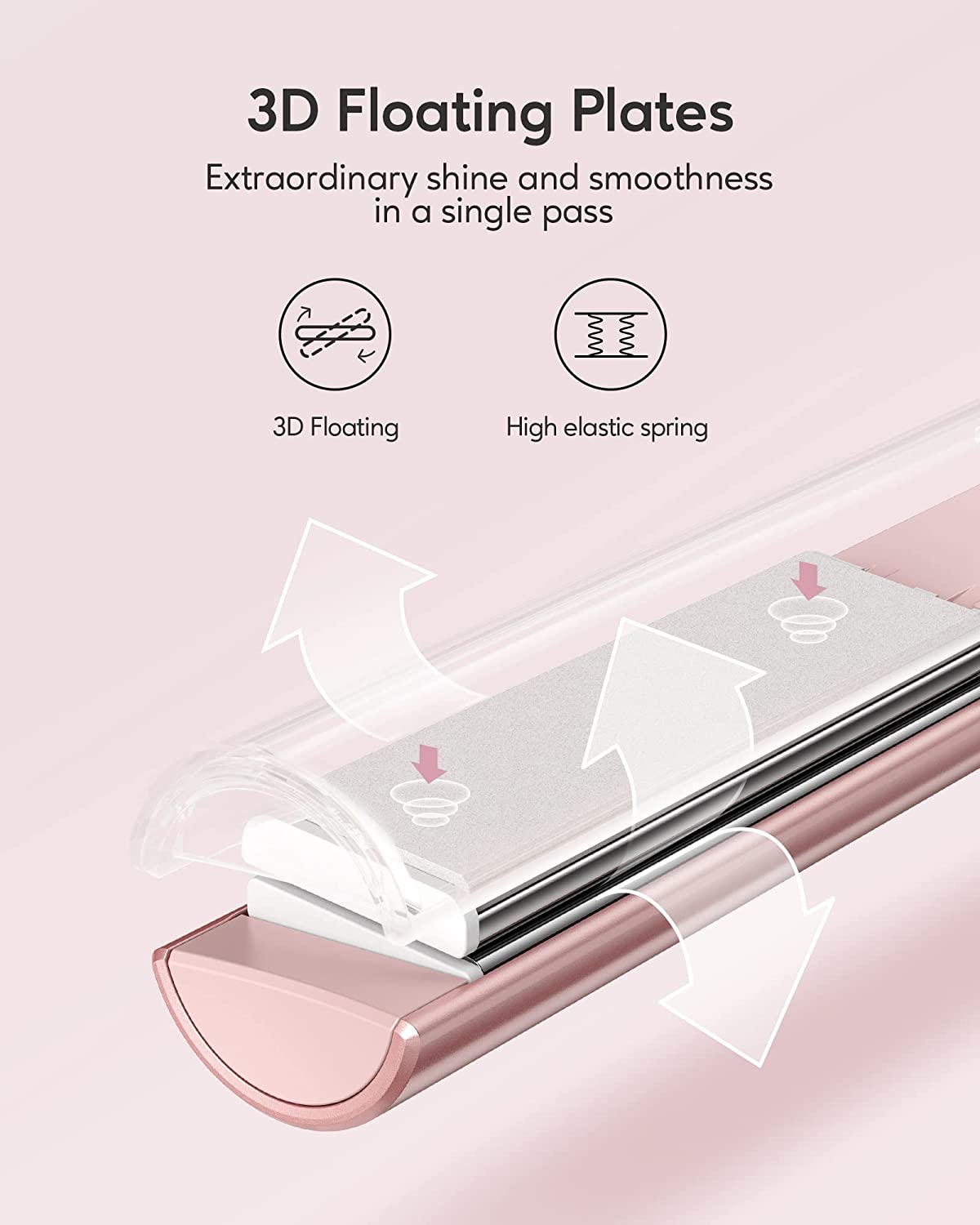 V7 2-in-1 Flat and Curling Iron